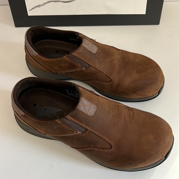 Red Wing Shoes Safety Toe Slip Ons Men’s Size 8 D Like New!! - Picture 7 of 16
